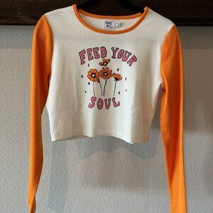 Princess Polly Cropped Long Sleeve Top